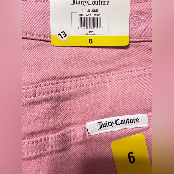 Juicy Couture Pink Women's Shorts size 6 - Picture 3 of 6